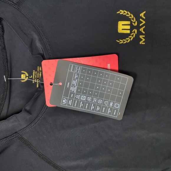 Mava Long Sleeve Compression Workout Shirt - Picture 3 of 5